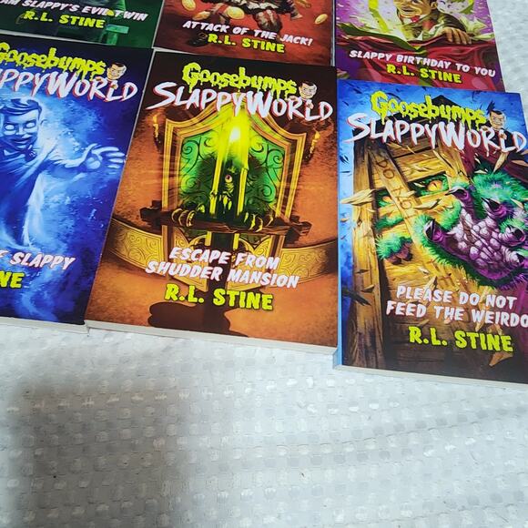 GOOSEBUMPS EUC PAPERBACK SET OF 6 SLAPPYWORLD SERIES BOOK SET - Picture 6 of 8